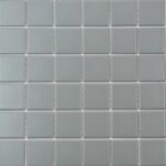 Marin Aloe Green 2x2 Square Mosaic Matte