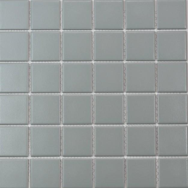 Marin Aloe Green 2x2 Square Mosaic Matte