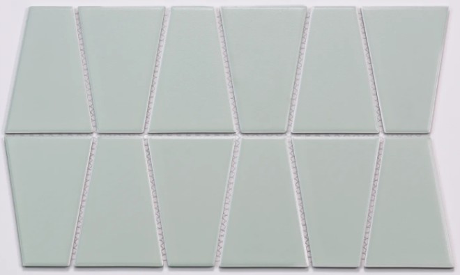 Marin Aloe Green Trapezoid Matte