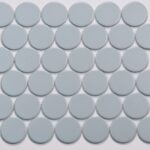 Marin Misty Blue Penny Round Matte