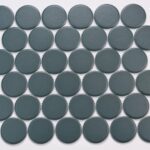 Marin Ocean Teal 2x2 Penny Round Matte