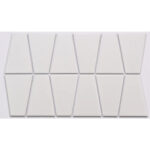 Marin Pearl White Trapezoid Matte