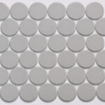 Marin Pebble Grey 2x2 Penny Round Matte
