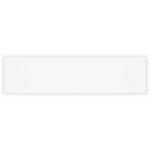 White 3"x12" Flat Glossy